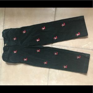 E. Land Kids FORREST GREEN CORD Trouser